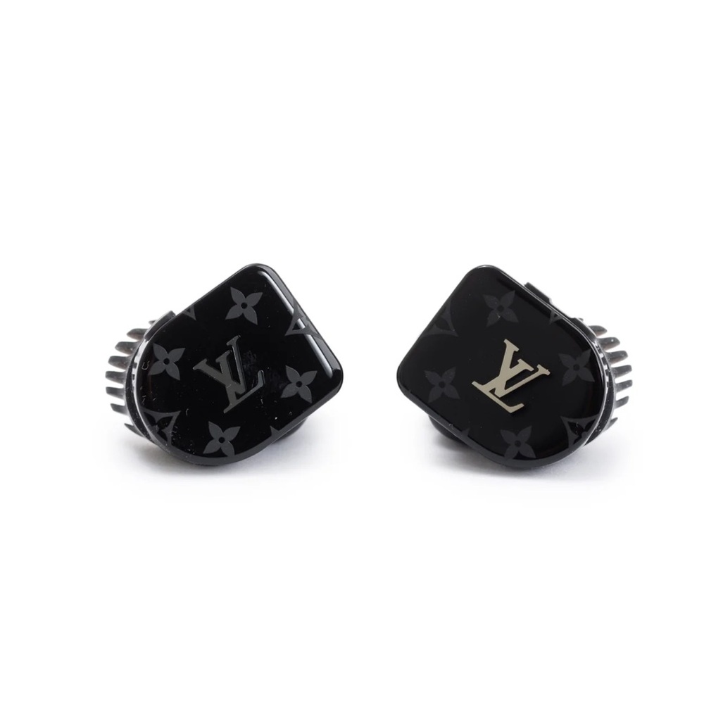 LOUIS VUITTON Black Monogram Horizon Wireless Earphones & Accessories